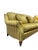 Late 20th Century Sherrill Loveseat / Sofa With Fine Striped Upholstery For Sale - Image 5 of 10