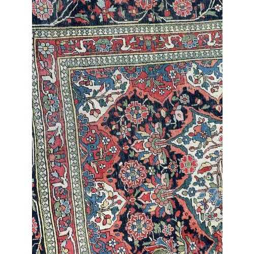 Green Antique Mohtasham Rug, 1920s For Sale - Image 8 of 18