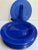 Glass Vintage Mid-Century Modern Arcoroc France Luncheon Plates in Cobalt Blue Color- Set of 12 For Sale - Image 7 of 10
