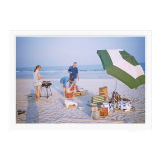 Toni Frissell 'The Hamptons Picnic' Archival Pigment Print Framed in White For Sale