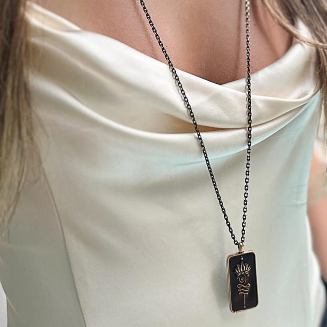 Love Yourself Unalome Necklace For Sale - Image 4 of 8