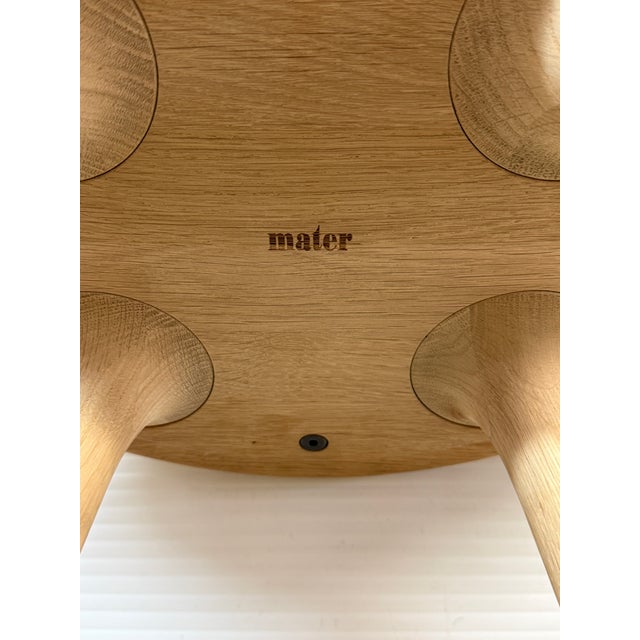 Space Copenhagen for Mater Soaped Oak Wood Counter Stools, Pair For Sale - Image 10 of 12
