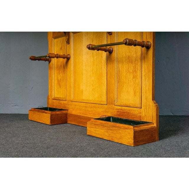 Vintage Mirror Hallway Cupboard For Sale - Image 10 of 18