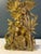 Antique Victorian Cornelius & Co. Gilt Mantel Lusters, Crystal Girandoles, Gold Figural Candlesticks Candelabra Marble 1800’s For Sale - Image 11 of 12