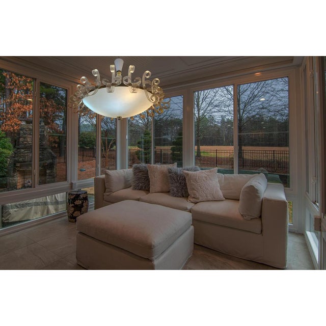 Murano Glass Chandelier, 1950s For Sale - Image 13 of 18