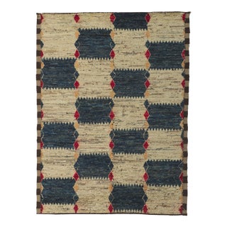 Modern Moroccan Area Rug - 05'10 X 07'09 For Sale