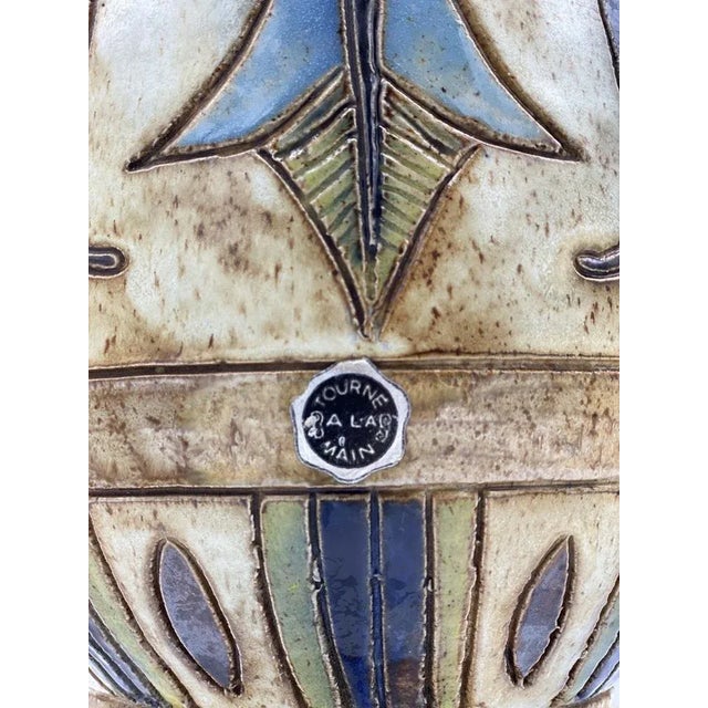 Antique Art-Deco Vase by Roger Cuerin, 1920s For Sale - Image 9 of 11