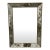 Agnew Associates Faceted Panel Wall Mirror, Antiqued For Sale