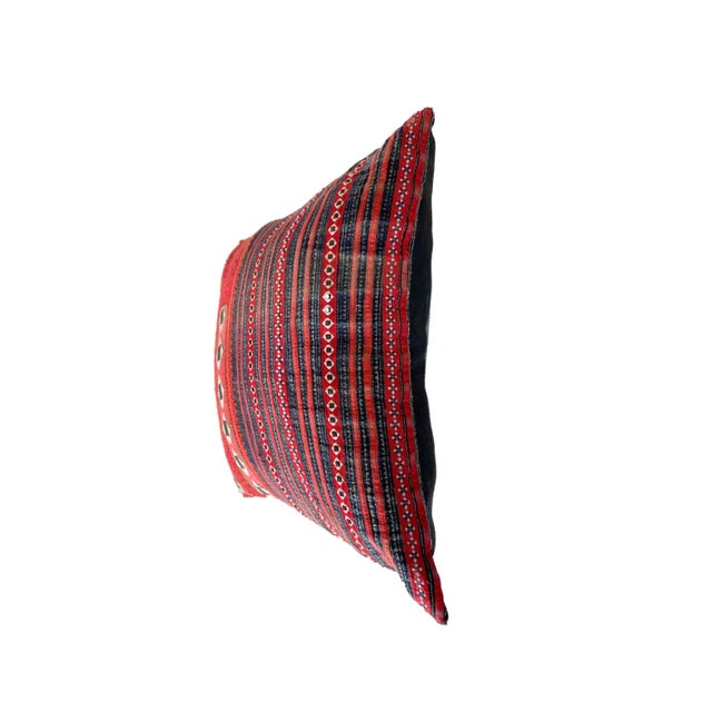 Tribal Vintage Custom Made Hand Stitched Thai Pillow For Sale - Image 3 of 7