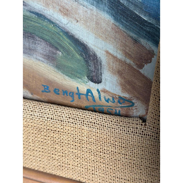 Bengt Alwö, Composition, 1970s, Oil on Panel, Framed For Sale - Image 4 of 18