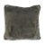 Contemporary Grey Faux Rabbit Fur Pillow For Sale - Image 3 of 3