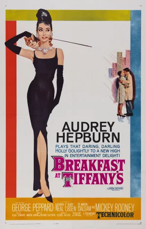 "Breakfast at Tiffany's" Original Vintage US One Sheet Movie Poster, 1961