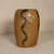 Camel Organic Wheel Thrown Wood-Fired Stoneware Vase With Snake-Like Raised Surface Lines For Sale - Image 8 of 15