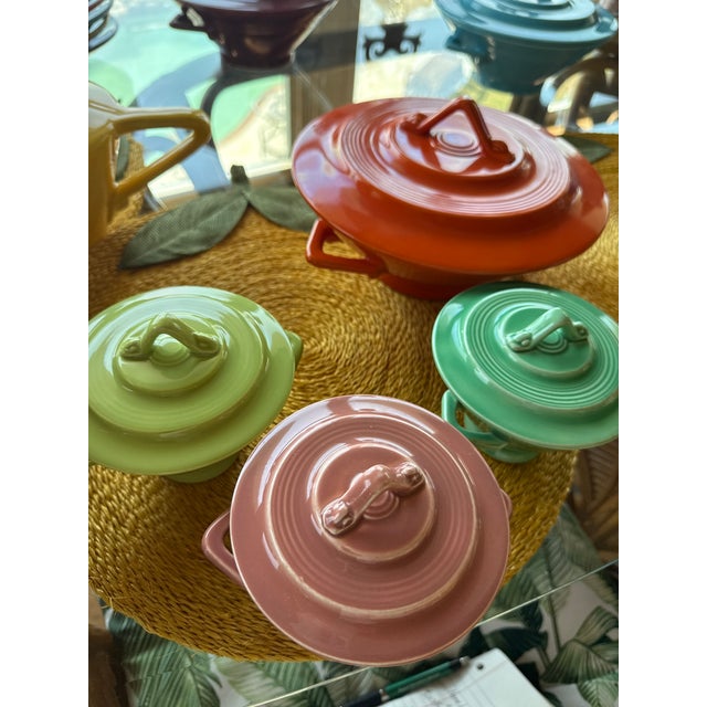 1940s Mid Century Modern Harlequinware - 42pcs For Sale - Image 14 of 18