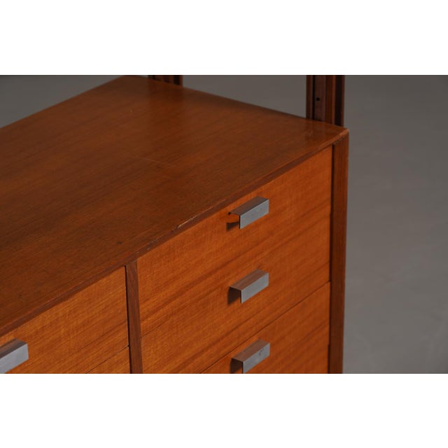 Vintage Italian Teak Wall Unit, 1960s For Sale - Image 10 of 12