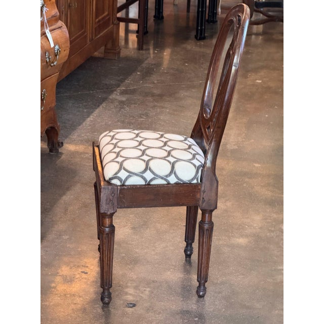 18th Century Pair of Italian Side Chairs For Sale - Image 13 of 16
