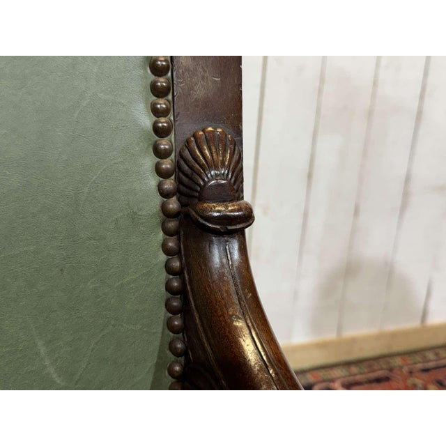 Empire-Style Mahogany Chair in Carved Mahogany, 1800s For Sale - Image 13 of 18