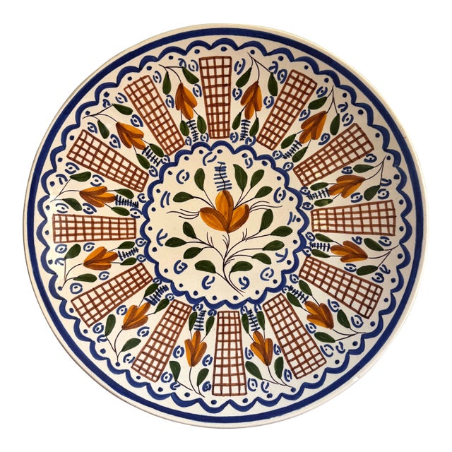 Mid 20th Century Manises Spanish Ceramic Plate For Sale