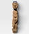 Tribal Antique African Veranda Post Depicting Mounted Warrior With Indigo Cap, C 1960s For Sale - Image 3 of 7