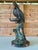 Mid-20th Century Regency Patinated Bronze Parrot Sculpture on Marble Base For Sale - Image 10 of 12
