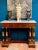 Traditional Italian Empire Console Table with White Marble Top, 1815 For Sale - Image 3 of 11