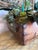 Spanish White Orchid Succulent Moss Faux Plant Arrangement For Sale - Image 3 of 9