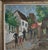 Modern Roland Dubuc, Strollers in Montmartre, 1960s, Oil Painting on Canvas, Framed For Sale - Image 3 of 16