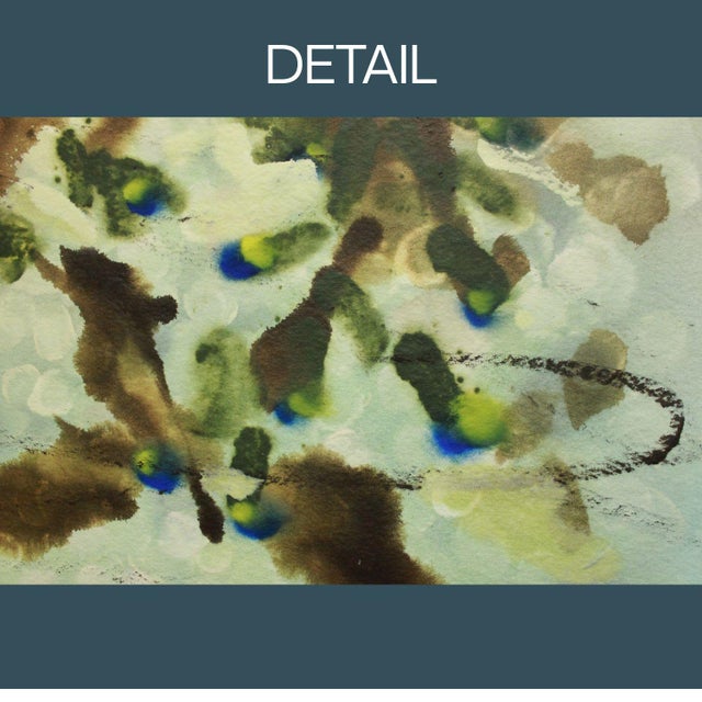 Contemporary "Feet Upon the Ground" Original Modern Organic Painting by Mel Rea For Sale - Image 3 of 5