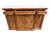 Vintage Antique Mediterranean Tuscan Style Alder Wood 77" Wine Storage Credenza Buffet W. Inlaid Features For Sale - Image 9 of 14