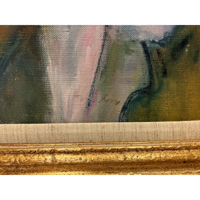 Blue 20th C. Post Impressionist Style Still Life Signed Oil Painting Kettle W/ Fruit For Sale - Image 8 of 8