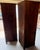 Vintage Walnut Corner Cupboards With Arched Bubble Glass & Reversible Plate-Groove Shelves For Sale In Chicago - Image 6 of 11