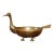 Mid-Century Brass Footed Duck Catchall Bowl / Dish For Sale