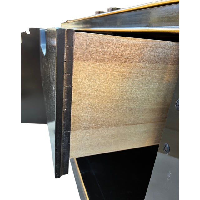 Vintage Asian Chinoiserie Drexel Hand Painted Breakfront Display China Cabinet Heritage Dynasty For Sale - Image 14 of 18