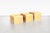 Vintage goatskin “Waterfall” nesting tables designed by the iconic designer Aldo Tura in Italy, circa 1970s. This set of 3...