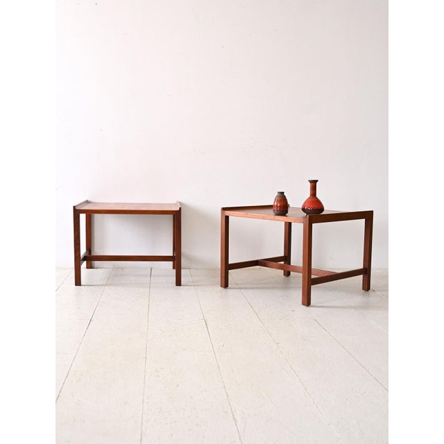 Swedish Teak Coffee Tables by Karl-Erik Ekselius, 1950s, Set of 2 For Sale - Image 3 of 14