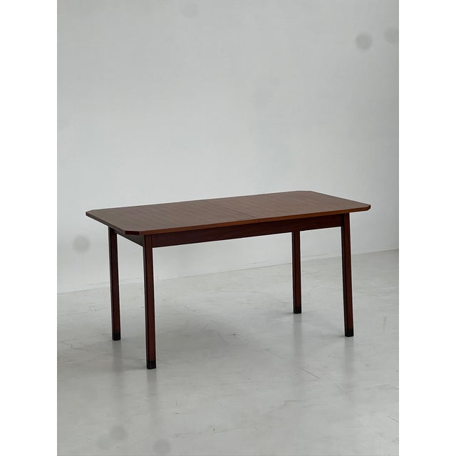 Wood Extendable Teak Dining Table, 1970s For Sale - Image 7 of 8