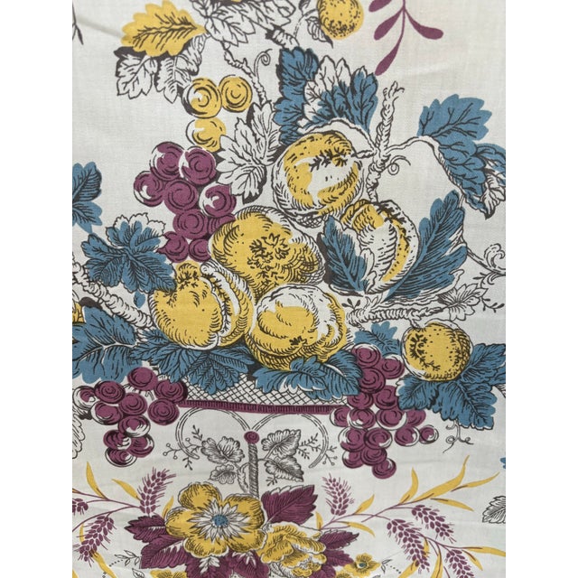 15 Yards of Toile Fabric For Sale