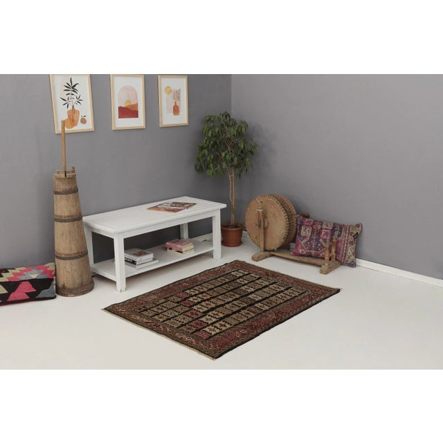 Antique Caucasian Wool Rug For Sale In Los Angeles - Image 6 of 7