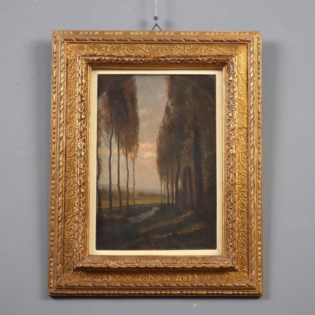 Cabutti, Alta Langhe Landscape Scene, Oil on Cardboard For Sale - Image 12 of 12