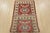 Kazak Runner 2’9” X 6’6” Red Wool Tribal Hand-Knotted Oriental Rug For Sale - Image 10 of 11