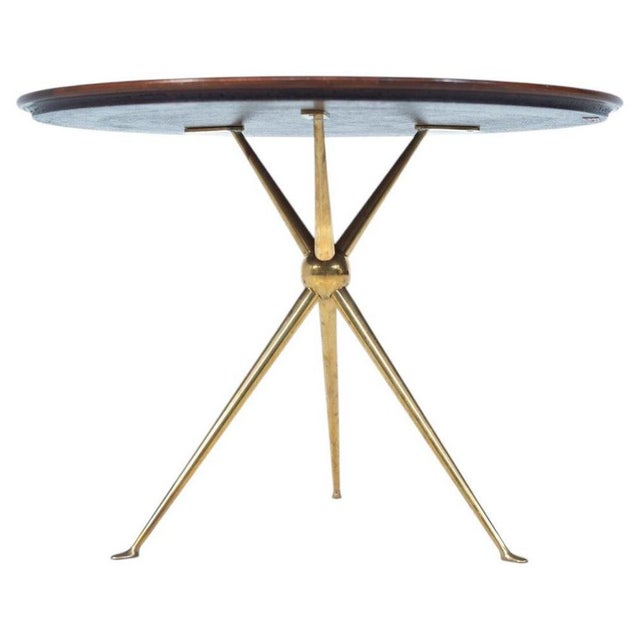 Tripod Side Table by Osvaldo Borsani for Arredamenti Borsani, Italy, 1950s This piece is attributed to the mentioned...