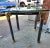 Post Modern Gun Metal, Brass & Glass Side Table For Sale - Image 4 of 12