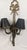 Vintage Ornate Gold-Tone Two-Light Wall Sconces With Shades - Pair For Sale - Image 4 of 18