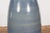 Artisan Made Prem Collection Tall Blue Glazed Vase with Striated Motifs For Sale - Image 9 of 12