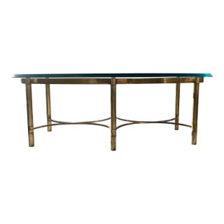 Mastercraft Coffee Table in Faux Bamboo For Sale