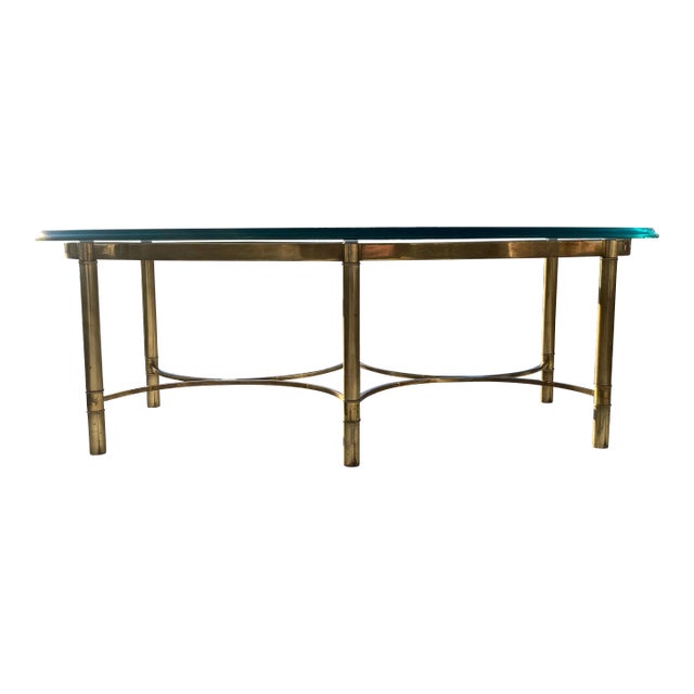 Mastercraft Coffee Table in Faux Bamboo For Sale