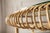Early 21st Century Vintage Coastal Boho Round Rattan and Glass Coffee Table For Sale - Image 5 of 10