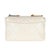 Traditional Ivory Shiny Quilted Lambskin Maxi Chanel 19 Flap Bag For Sale - Image 3 of 8