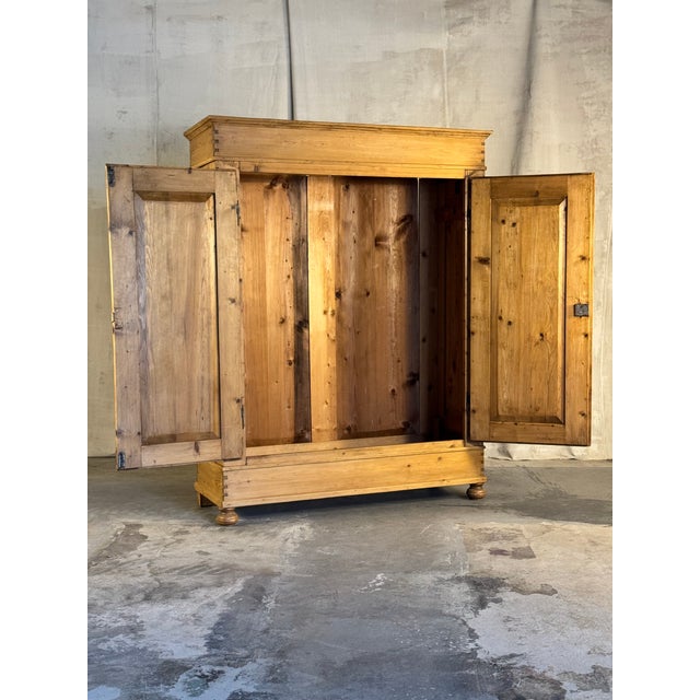 Dutch Knockdown Pine Wardrobe | Circa 1880 For Sale - Image 13 of 18