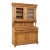 19th Century Hungarian Pine Breakfront Cupboard Display Cabinet For Sale